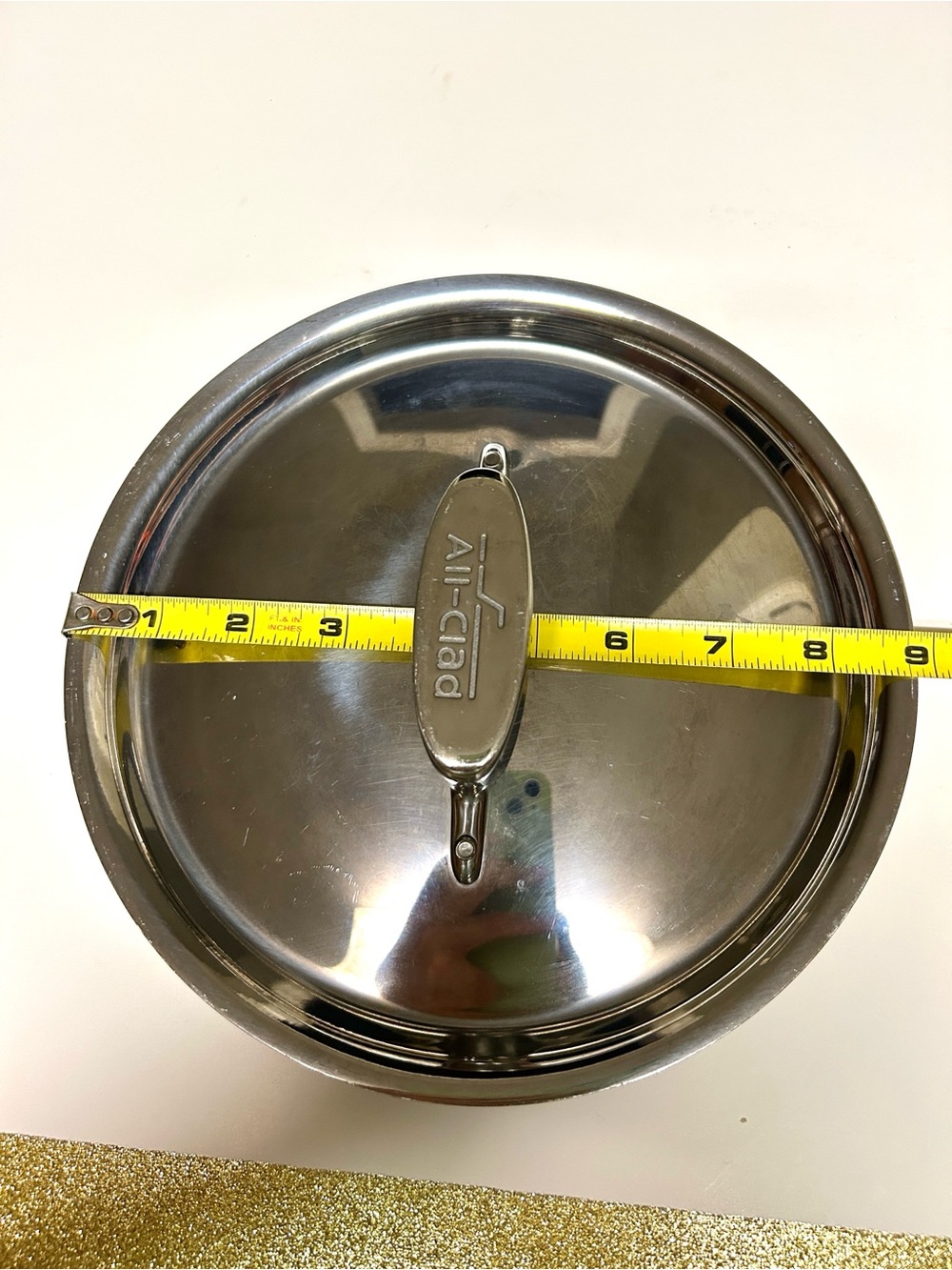 All-Clad Stainless Steel Lid 8.75” - Picture 4 of 5